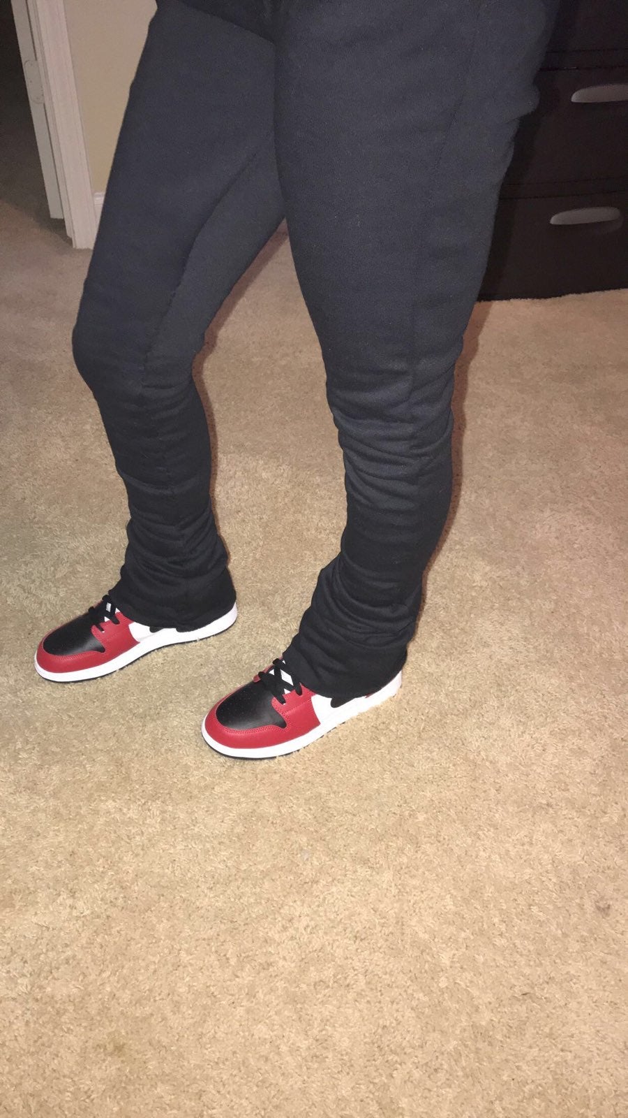 stacked pants