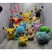 Vintage Pokemon stuffed toy Set Of 13 Plush Eevee, Pikachu, Umbreon & More
