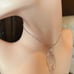 Swarovski PURE teardrop pendant rhodium finish necklace - authentic #2216