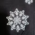 BCBG Maxazria Black/Silver Circular Designs Hoodie & Pants Tracksuit Sz L