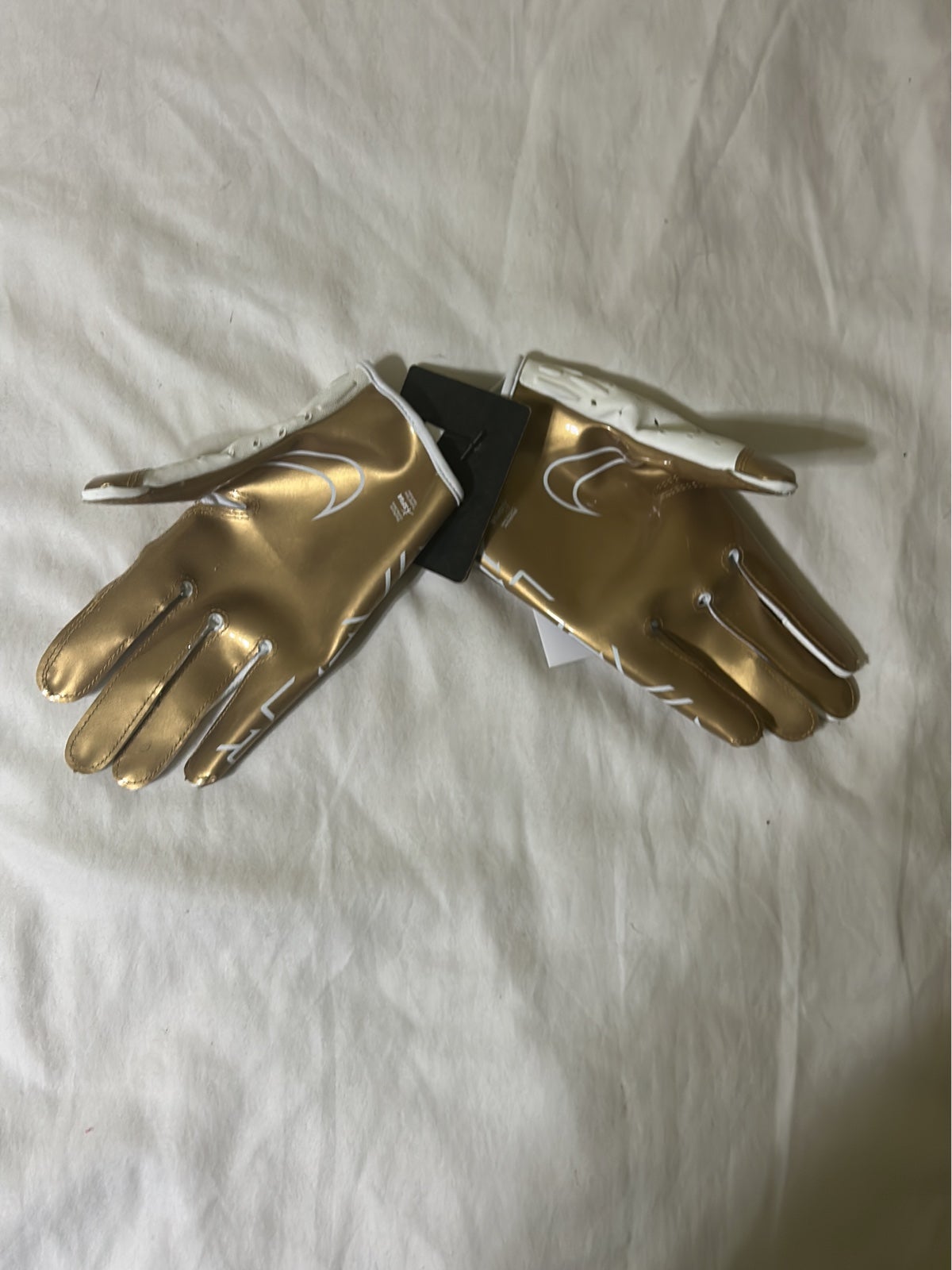 Nike Vapor Jet Metallic 7.0 Football Gloves