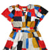 NWT by Anthropologie The Somerset Mini in Nouveau Geometric Patchwork Dress M