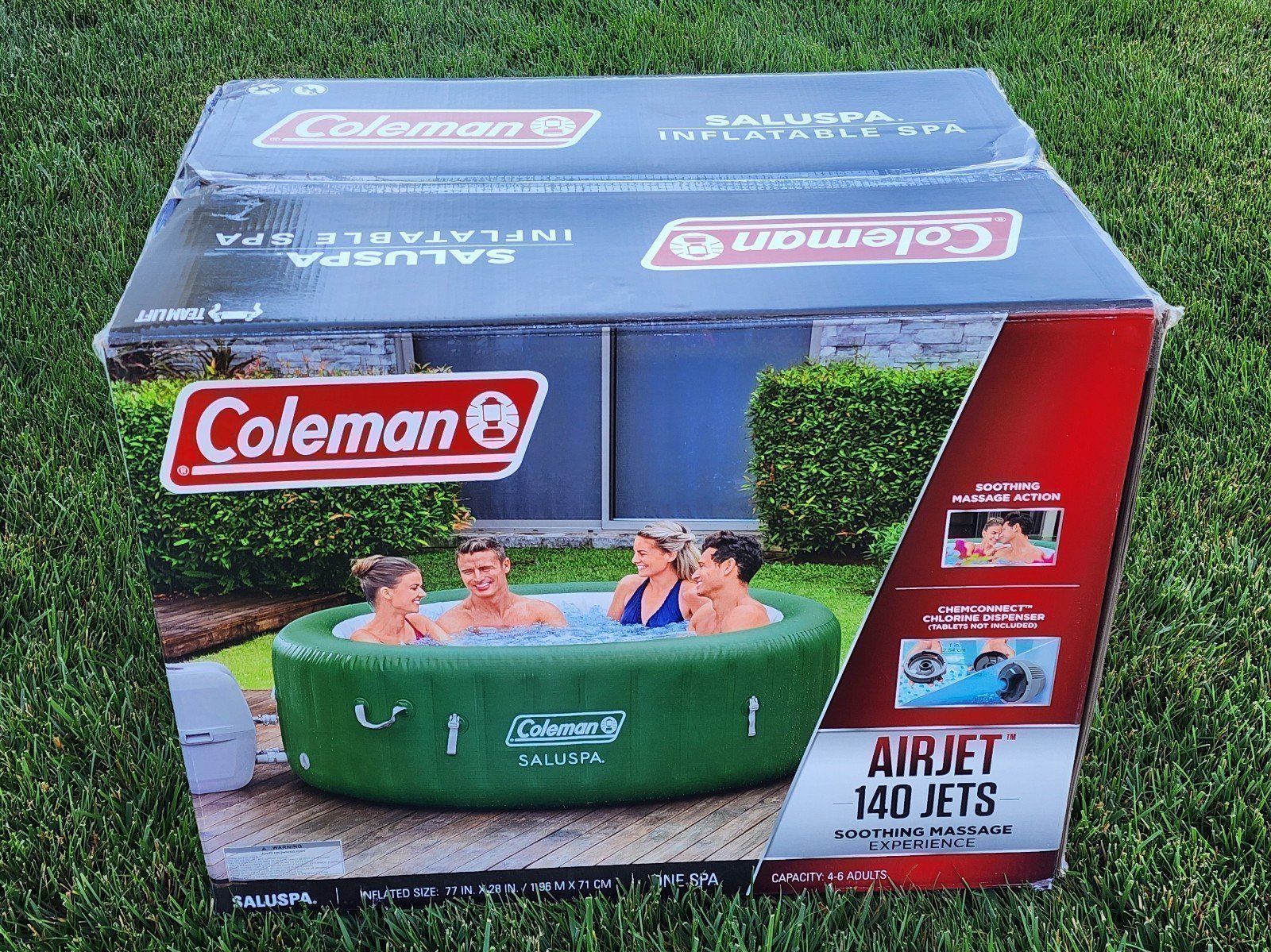 Coleman SaluSpa OneSpa Palm Springs REPLACEMENT AirJet Inflatable Hot Tub Only!