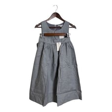Achro Crop Top and Skirt Set Pinstripe Minimalist Modern Womans S/M NWT
