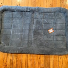 Top Paw Grey Pet Dog Cozy Plush Bed Mat - Fits most 48 + Crates & Kennels
