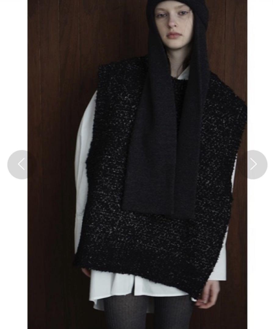 CLANE クラネ / SIDE ZIP TWEED KNIT VEST CLANE/クラネ】SIDE ZIP TWEED KNIT VEST/サイドジップツイード