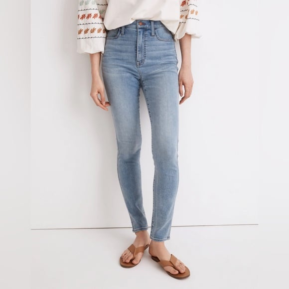 Madewell curvy roadtripper jegging stretch skinny jeans