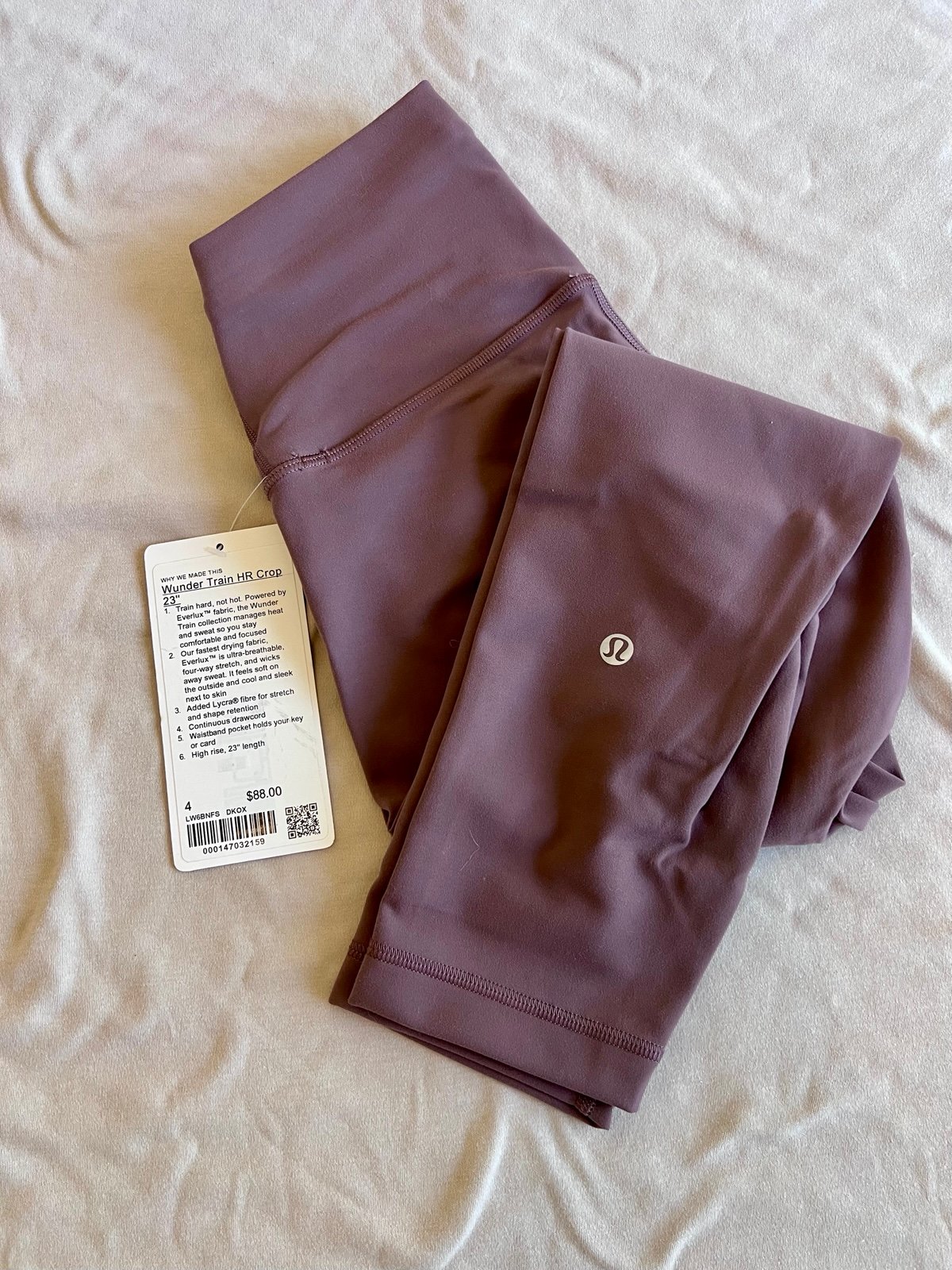 Lululemon Wunder Train HR Crop 23”