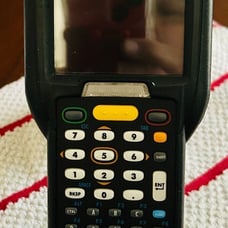 SYMBOL BARCODE SCANNER EXCELLENT USED COND. BLK. WRKS PERFECT. Jus Needs batt.
