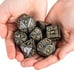 Titan DND Dice Large Dice Set RPG MTG Adventure Games w/ Engrave Wooden Dice Box