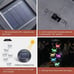 Crystal Dog Solar Wind Chimes Light Color Changing Solar Mobile LED Solar Powere