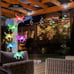 Crystal Dog Solar Wind Chimes Light Color Changing Solar Mobile LED Solar Powere