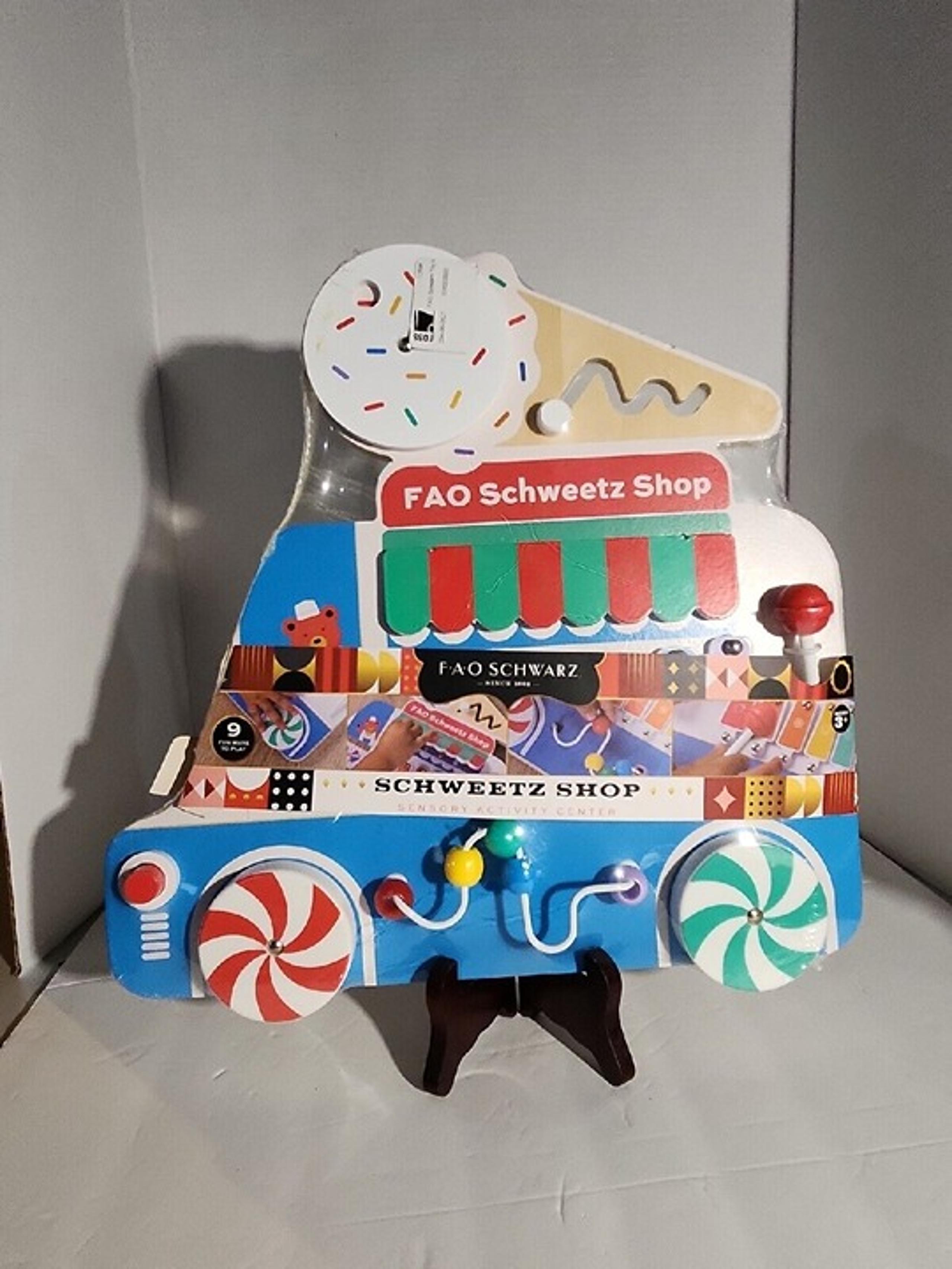 FAO Schwarz Schweetz Shop Sensory Activities Toy Musical Spinners Flappers