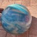 Vintage Brunswick Crown Jewel Bowling Ball Blue with carry bag