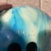 Vintage Brunswick Crown Jewel Bowling Ball Blue with carry bag