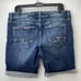 Silver Elyse Bermuda Shorts Sz 30 Relaxed Curvy Denim Blue Jean Distress EUC