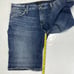Silver Elyse Bermuda Shorts Sz 30 Relaxed Curvy Denim Blue Jean Distress EUC