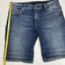 Silver Elyse Bermuda Shorts Sz 30 Relaxed Curvy Denim Blue Jean Distress EUC