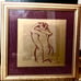 2 Art Paintings “Body Language” IV and V (gold) by Alfred Gockel