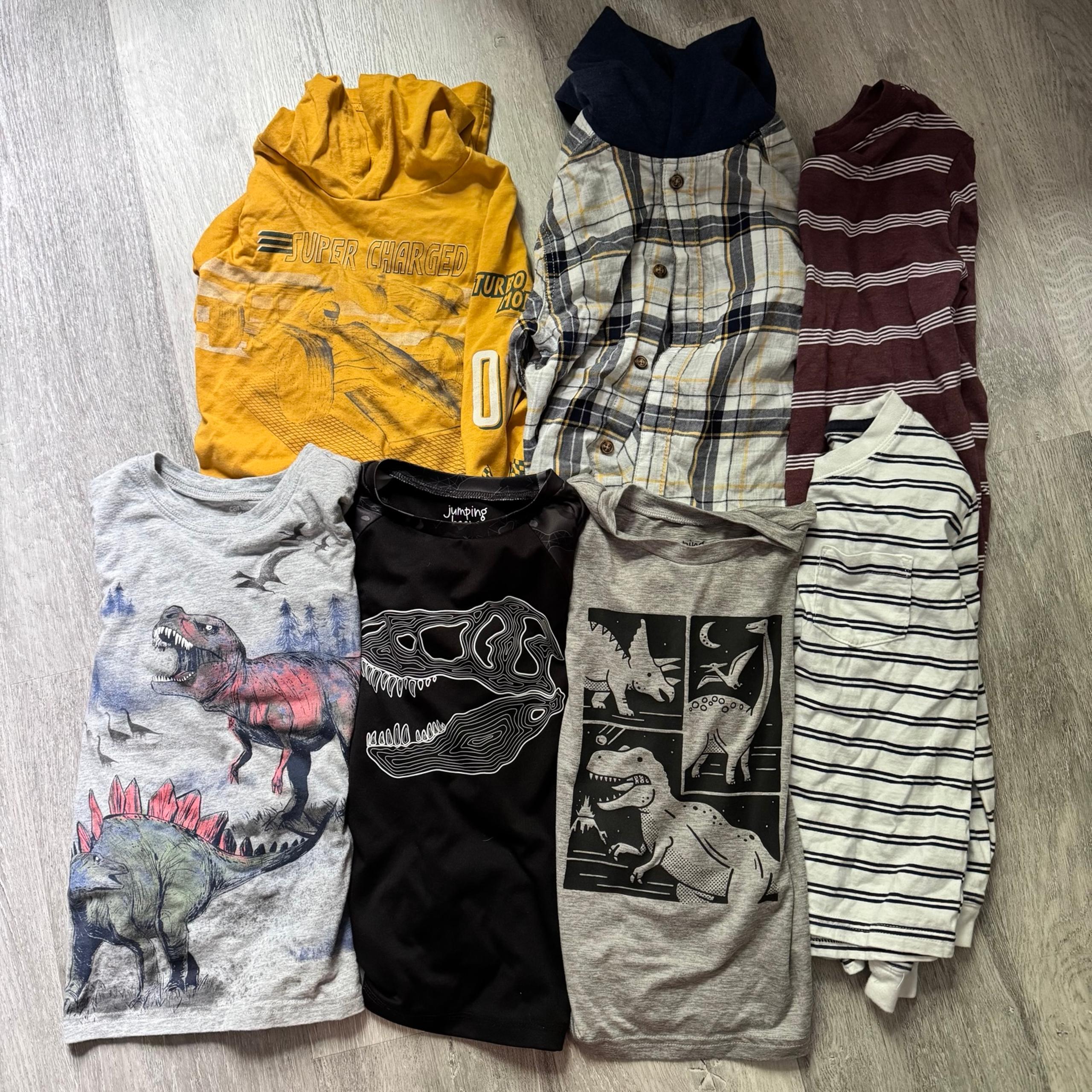 Boys 5T Long Sleeve Bundle (7 shirts)