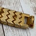 Vintage SOLITAIRE Jeweled Link Square Face Watch