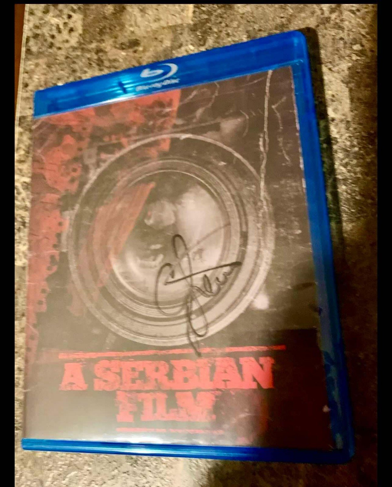 Rare Invincible Pictures A Serbian Film Blu-ray Signed by Srdjan Spasojevic