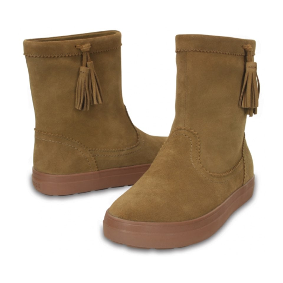 crocs lodgepoint suede boots