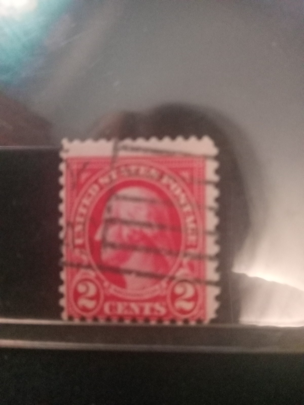2 cents used george washington stamp