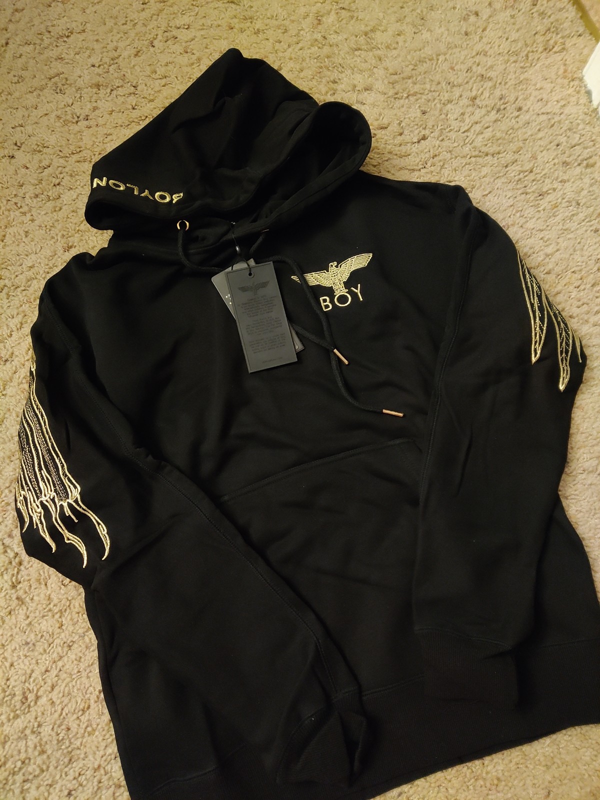 BOY LONDON angel wing hoodie size small