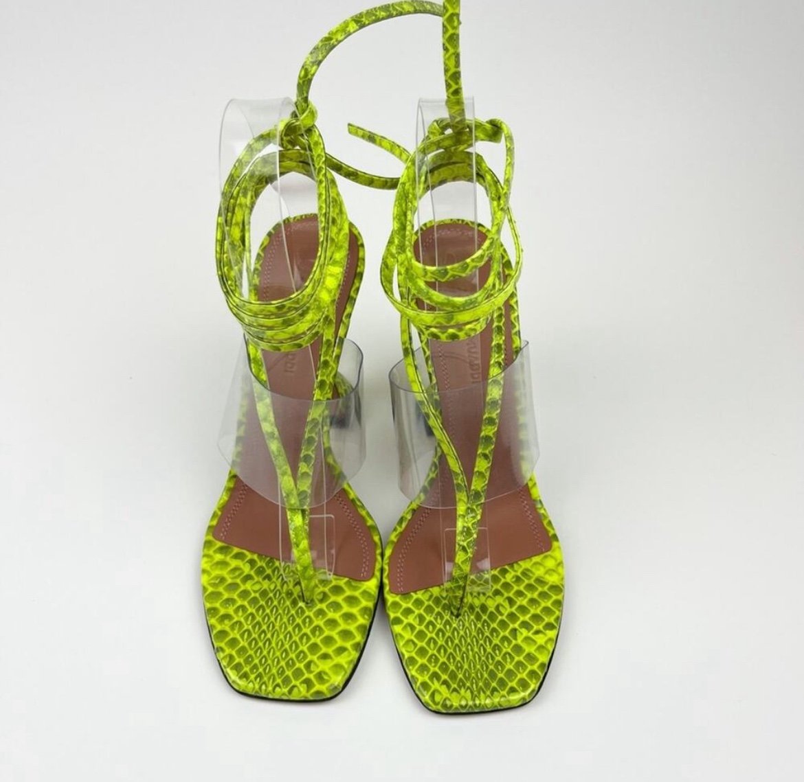 Amina Muaddi Zula Ayer’s Lime 38