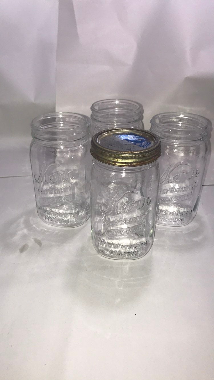 4 KERR SELF SEALING WIDE MOUTH MASON