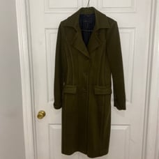 BCBGMAXAZRIA vintage military style wool coat