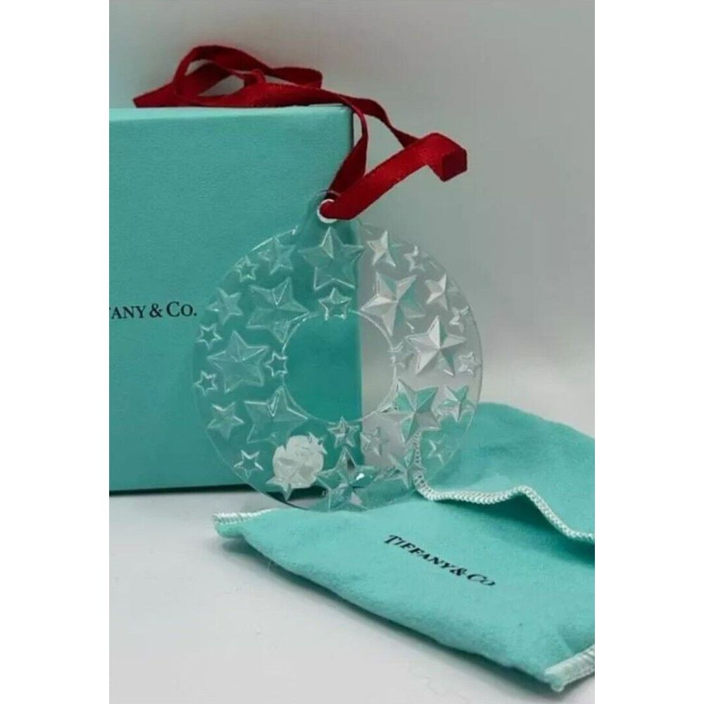 Tiffany & Co 3 Dimensional Star Wreath Christmas Ornament