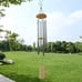 Large 5 Tubes Windchime Chapel Bells Wind Chimes Outdoor Garden Home Décor