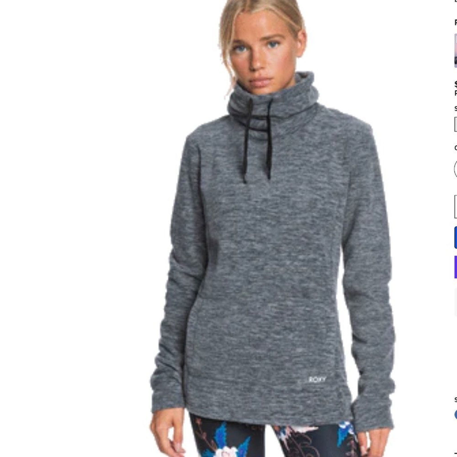 NWT Roxy Snow Flake Vibes Fleece