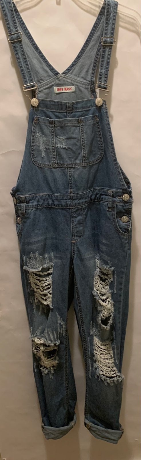 HOT KISS Overalls- Size Small- Cute!