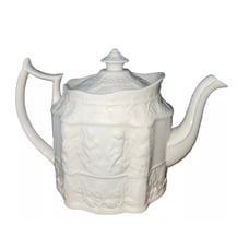 I. GODINGER & Co. Embossed 32 Ounce Ivory Teapot