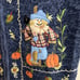 White Stag Vintage Beaded Fall Halloween Knit Sweater Vest Grandmacore 16/18