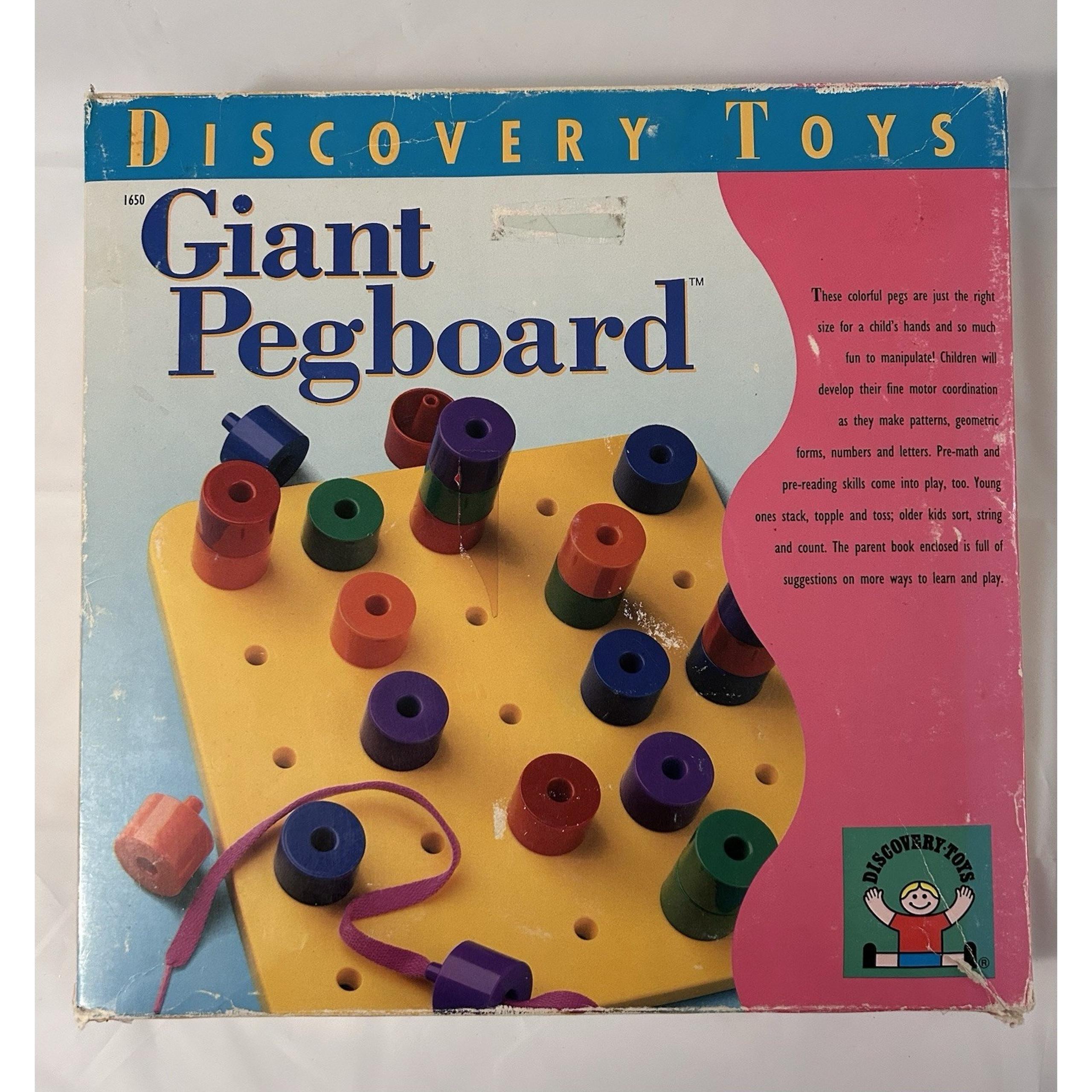 Discovery Toys Giant Pegboard Playset with Original Box