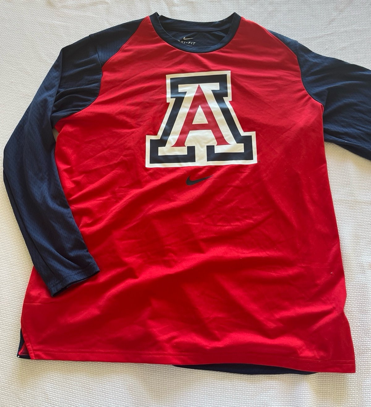 Nike College Dri-FIT Spotlight Arizona College Navy/University Red T-Shirt
