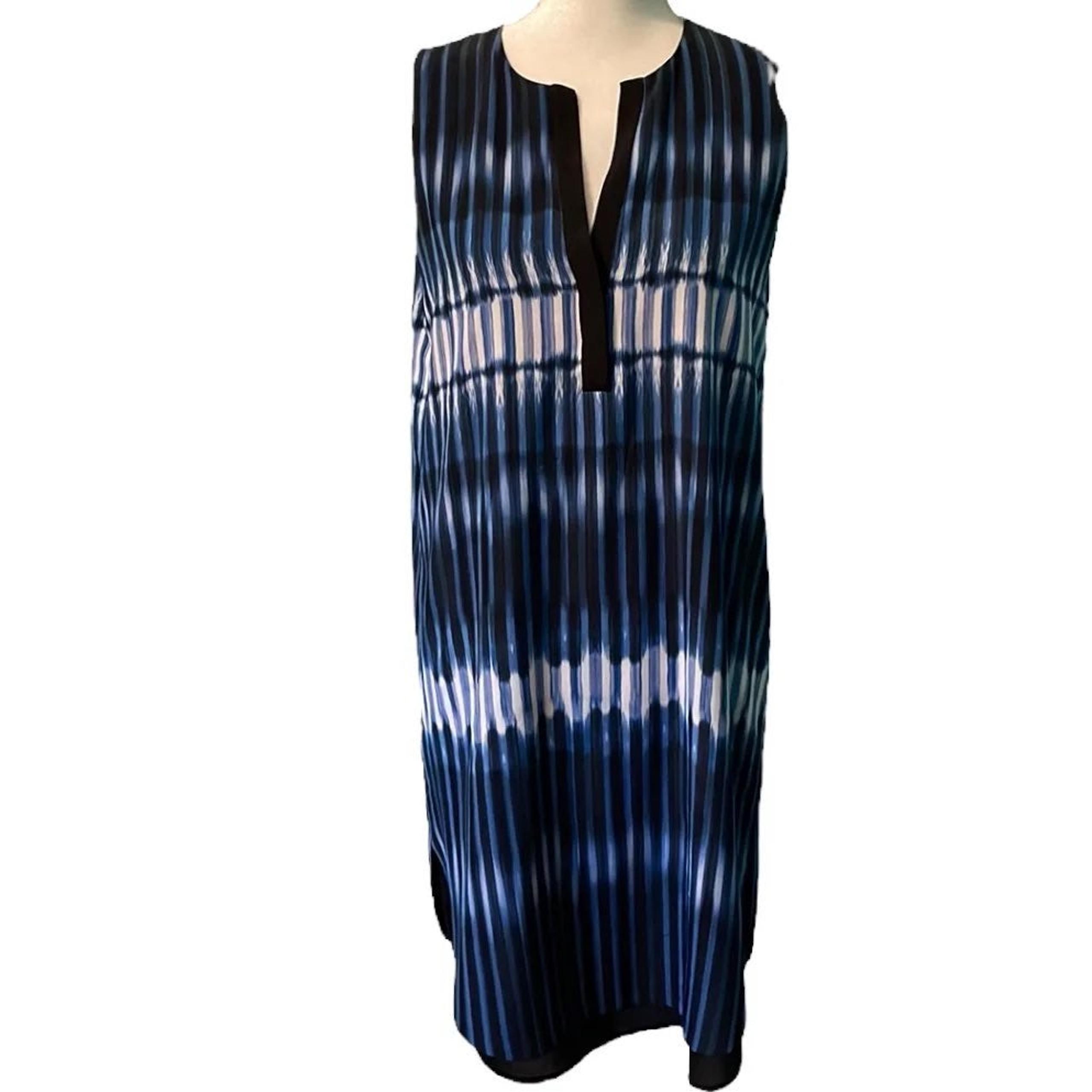 Vince Revolve Printed Tie Dye Double Layer Dress Womens Size