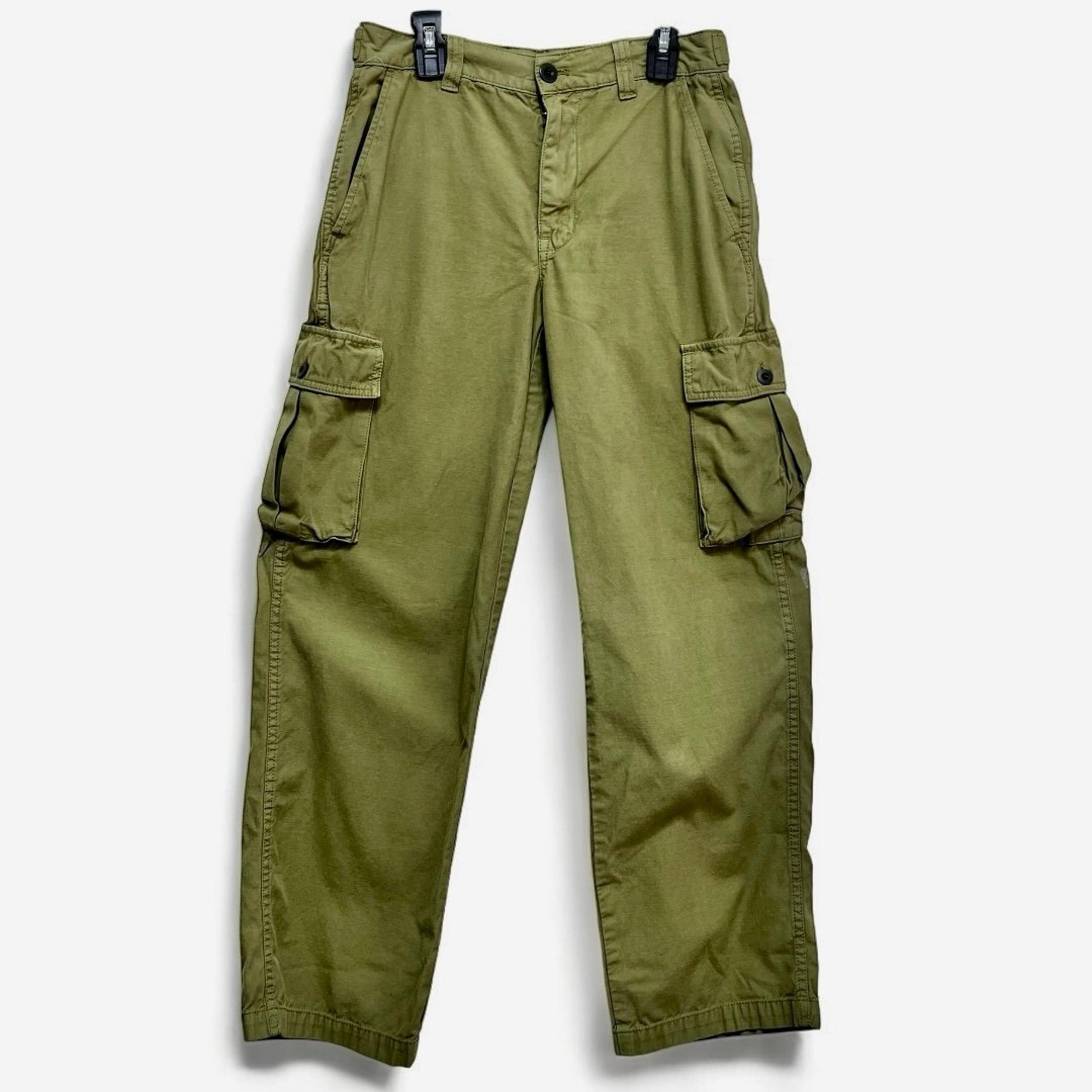 Madewell Green Women’s Cargo pants Sz 24 Relaxed Fit