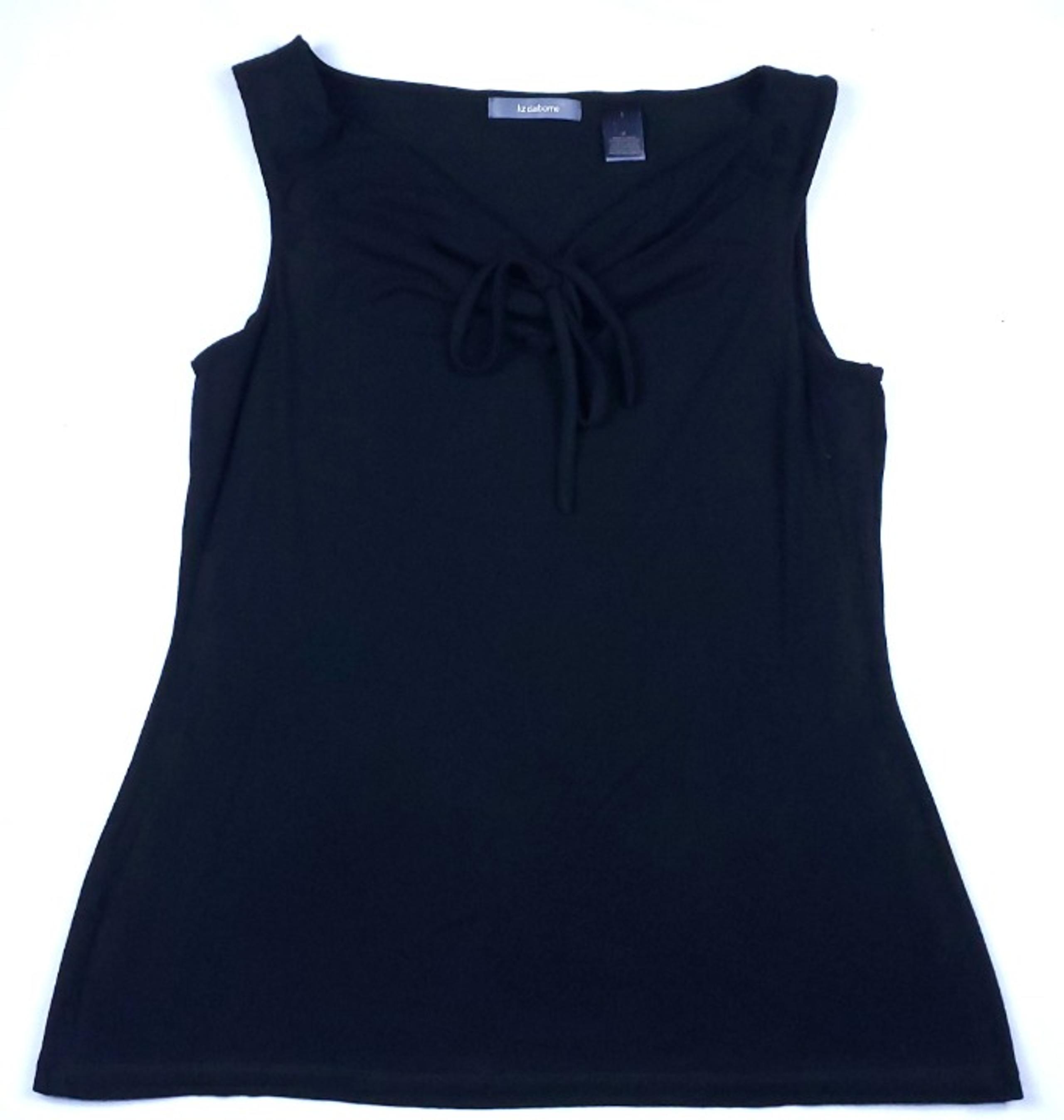 Liz Clainborne Black Tank Top Size: M