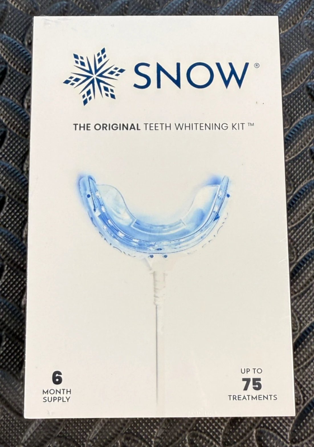 FREE SHIP Snow The Original Teeth Whitening Kit LED 6-Month Supply 75 Treatment