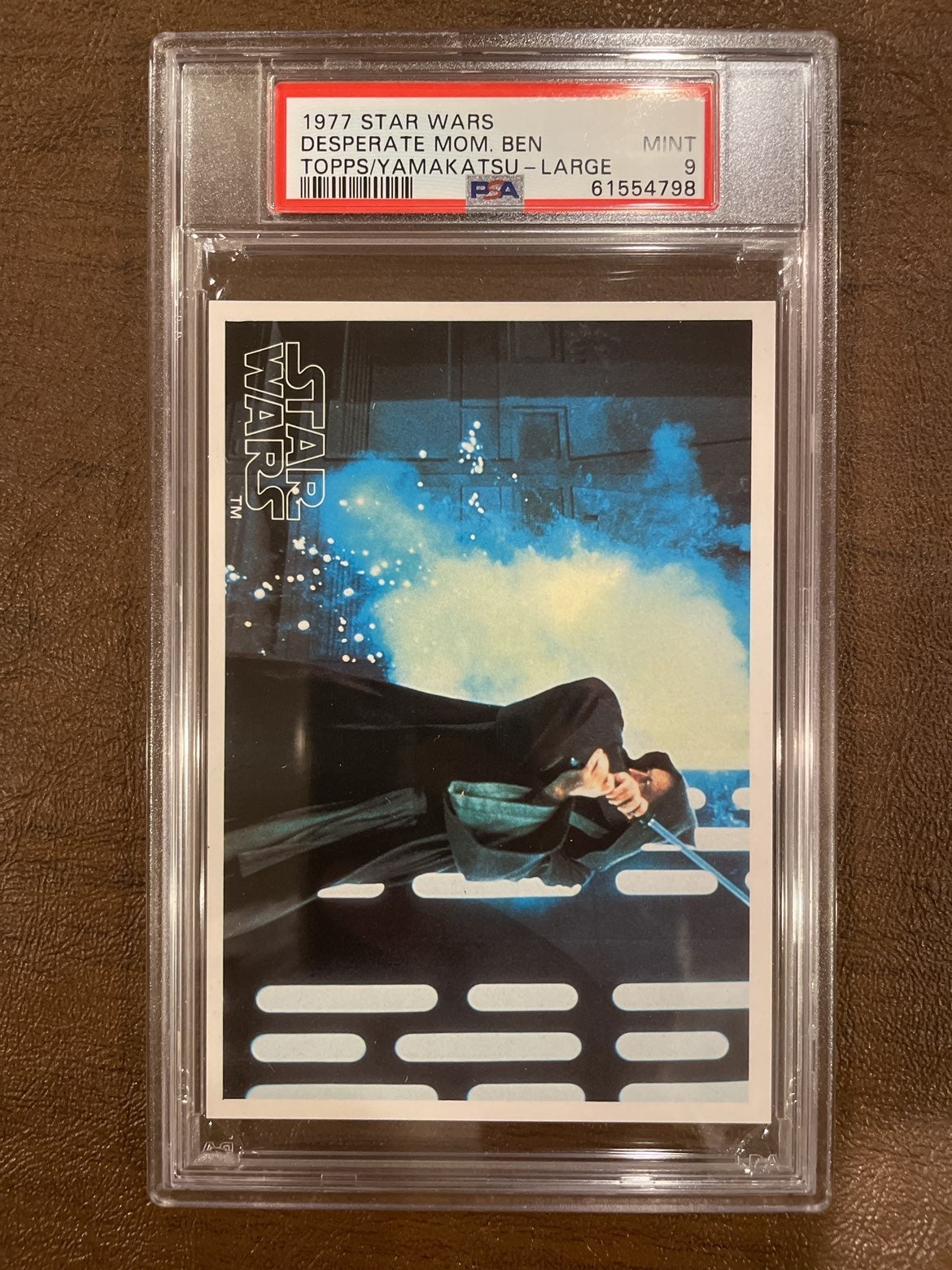 1977 Star Wars Yamakatsu A Deseperate Moment For Ben Kenobi PSA 9 Pop 10 Rare