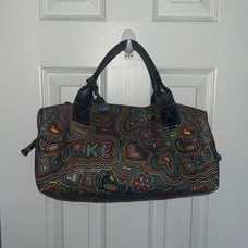 Dooney & Bourke Graffiti Doctor hand bag zipper