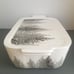 Grace Pantry Black/ Grey Tree Medium Rectangular Baker with Lid