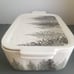 Grace Pantry Black/ Grey Tree Medium Rectangular Baker with Lid
