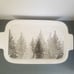 Grace Pantry Black/ Grey Tree Medium Rectangular Baker with Lid