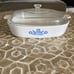 CorningWare 11” Blue Corn Flower Casserole Dish P-16-B